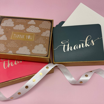 boxed thank you cards