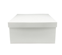 gift box easy gift large (10pcs)-white linen