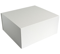 gift box pack - magnetic large gift - white linen