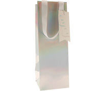 gift bag - bottle - unicorn foil