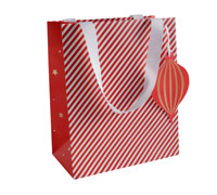 gift bag - medium - candy cane