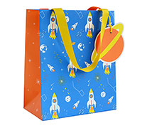 gift bag - medium - rocket into space