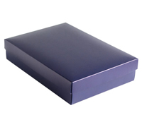 gift box - book (A5) - navy strength (textured)