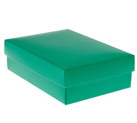 gift box - purse - emerald (textured)