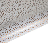 roll wrap - 5m square confetti - gold - pack