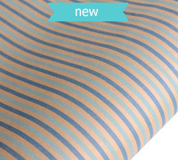 roll wrap - 5m pinstripe kraft -denim/blue - pack