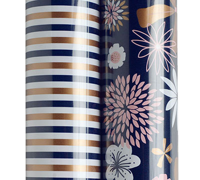 roll wrap - 5m navy luxe collection