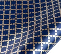 roll wrap - 5m clover - navy/gold - pack